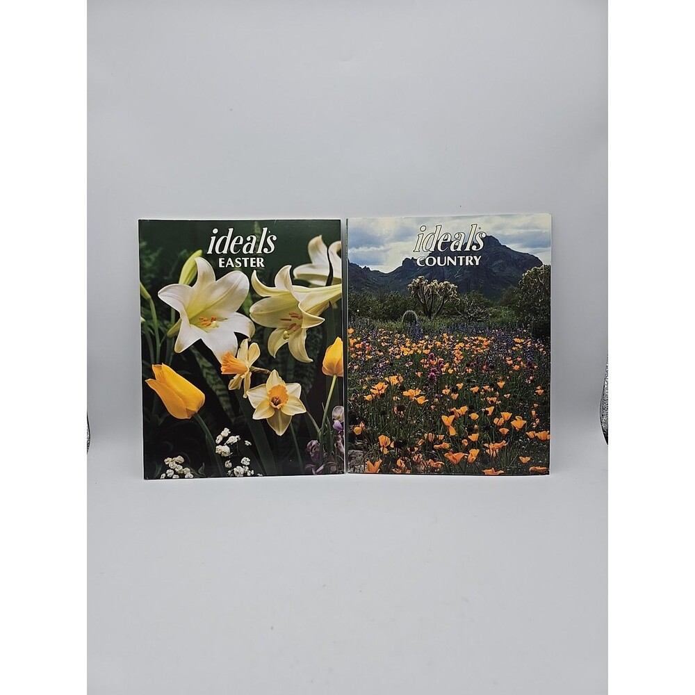 Ideals Country & Easter Books VOL 52 #4 & #2 Collections of Poetry & Photography